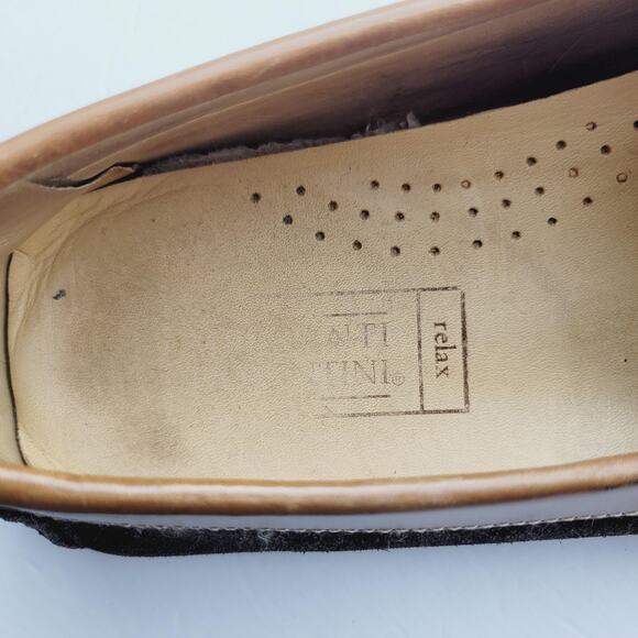 Mercanti Fiorentini Relax Shoes Mens 12 Brown Suede Loafer Driving Moccasin Bit - Picture 6 of 13